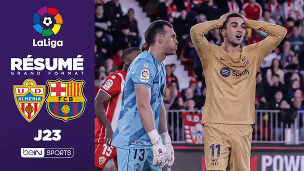 Résumé : Le Barça chute chez le 19ème de Liga, Almeria