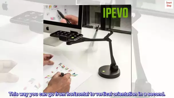 IPEVO Uplift Multi-Angle Arm for Smartphones, Multi-Jointed Phone Holder for Visual Communication