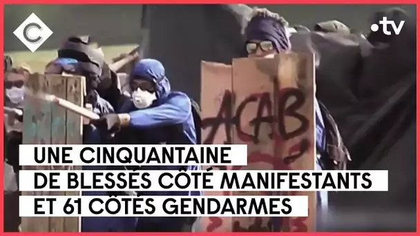 Sainte-Soline : vers une nouvelle ZAD ? - Le 5/5 - C à Vous - 31/10/2022