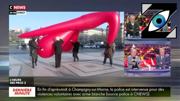 [Zap Télé] Action place du Trocadéro pour la journée internationale du droit des femmes ! (09/03/21)