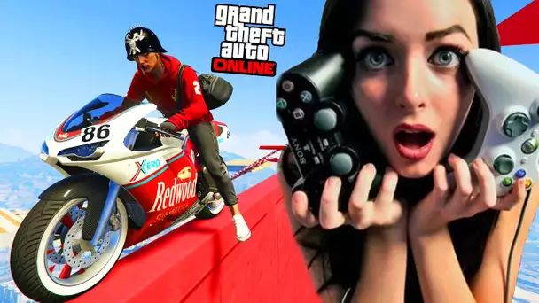 UNE FILLE ME DÉFIE SUR GTA 5 MAIS ... !