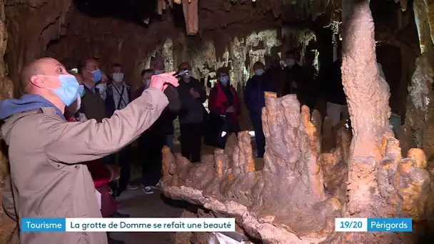 Reprise des visites dans la grotte de Domme après sa rénovation