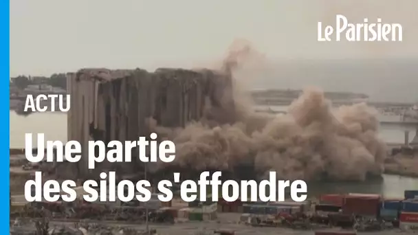 Liban : des silos à grains s'effondrent dans le port de Beyrouth