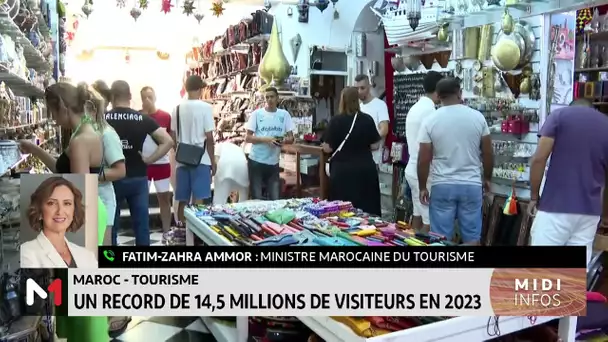 Tourisme: Un record de 14,5 millions de visiteurs en 2023