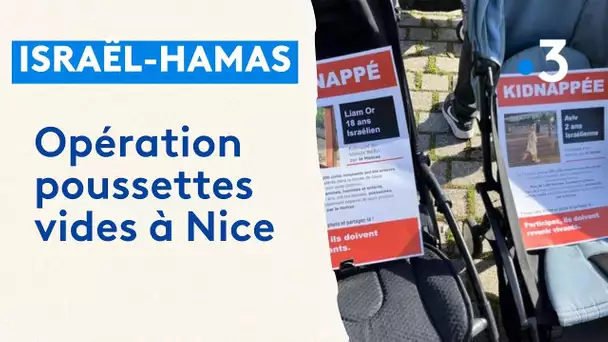 Guerre Israël-Hamas : opération poussettes vides à Nice