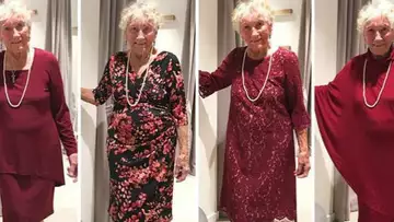 A 93 ans, elle sollicite le web pour choisir sa robe de mariée !