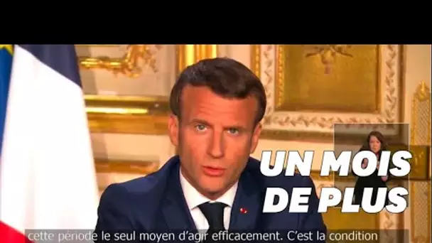 Emmanuel Macron annonce un allongement du confinement dans son discours du 13 avril