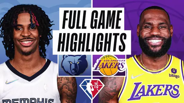 GRIZZLIES at LAKERS | FULL GAME HIGHLIGHTS | October 24, 2021