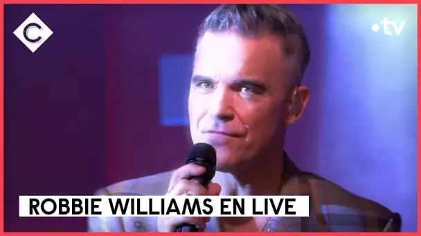 Robbie Williams en live sur la scène de C à vous - 12/09/2022