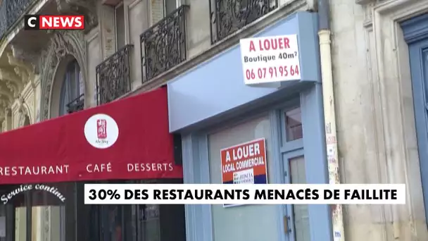 Coronavirus : 30% des restaurants menacés de faillite