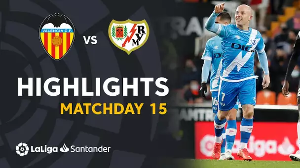 Resumen de Valencia CF vs Rayo Vallecano (1-1)