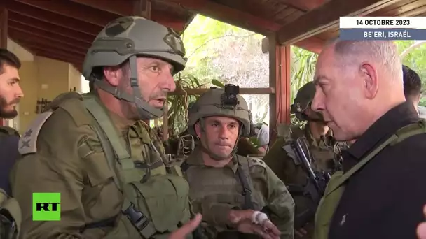 Netanyahu rend visite aux troupes de Tsahal à Be'eri une semaine après l'attaque surprise du Hamas