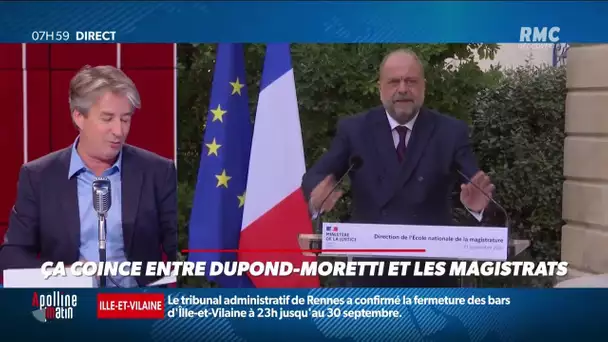 "Expliquez-nous": pourquoi ça coince entre Dupond-Moretti et les magistrats