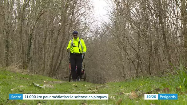 Santé : 11 000 km pour médiatiser la sclérose en plaques