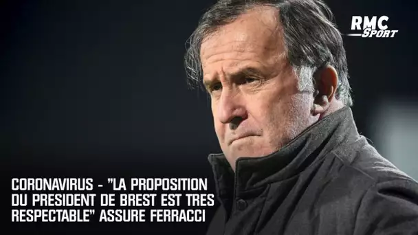 Coronavirus: "La position du président de Brest est très respectable" assure Ferracci (Paris FC)