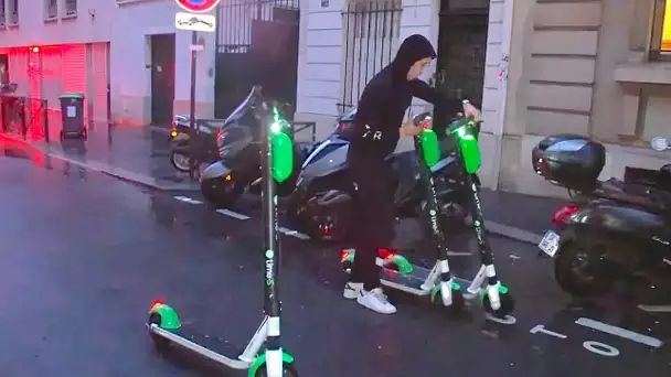 Il a senti le bon plan avec les trottinettes électriques