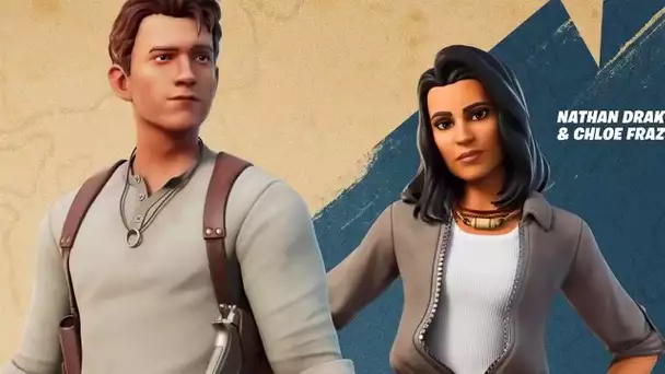 FORTNITE x UNCHARTED : Nathan Drake et Chloé Frazer Bande Annonce Officielle