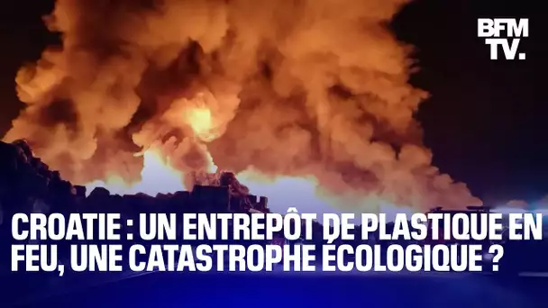 Croatie: un entrepôt de plastique prend feu, les habitants inquiets d'une catastrophe écologique