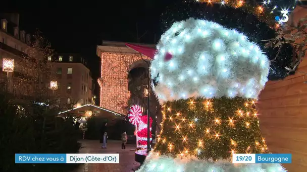 Rendez-vous chez vous, sur le marché de Noël de Dijon (Côte-d'Or)