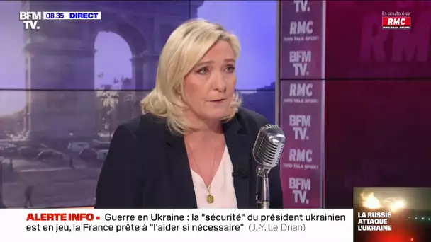 Le Pen : "Je ne souhaite pas que nous envoyons des troupes françaises"