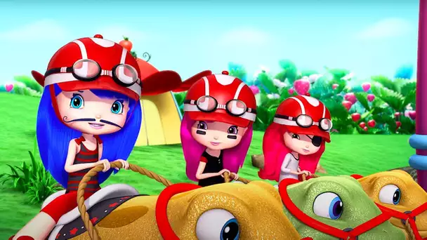 Course de lapins et de grenouilles 🍓 | Compilation Animée de Charlotte aux Fraises pour Enfants