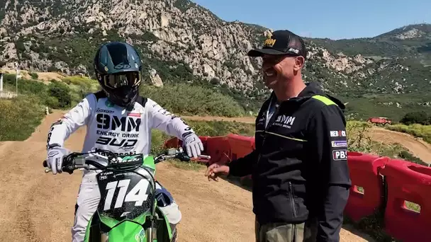 Joey Simonini, 14 ans, nouveau visage du motocross corse