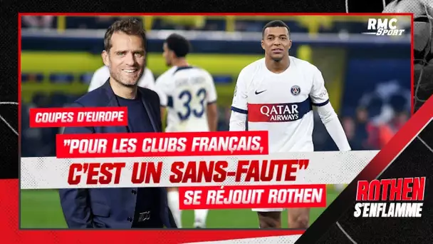 Coupes d'Europe : "C'est un sans-faute pour les clubs français", se réjouit Rothen