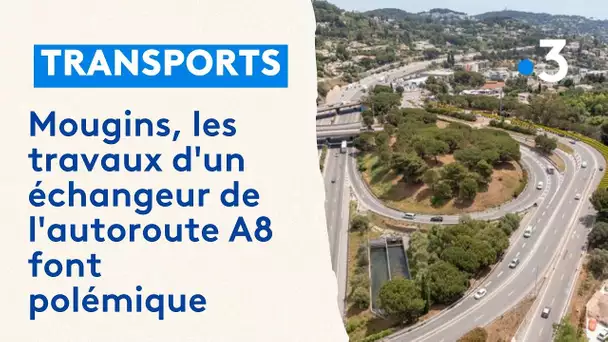 Polémique : à Mougins, les travaux d'un échangeur de l'autoroute A8 font grand bruit