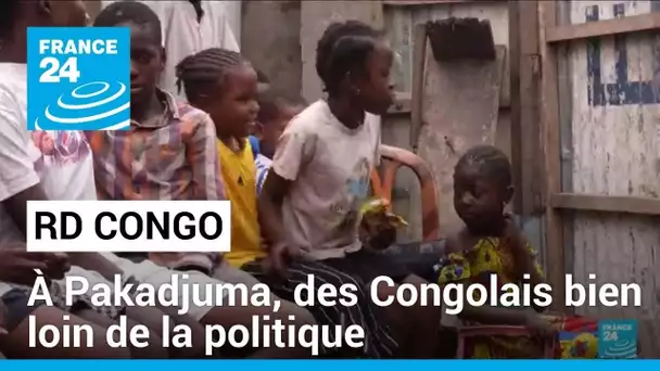 RD Congo : dans le bidonville de Pakadjuma, des Congolais bien loin des préoccupations électorales
