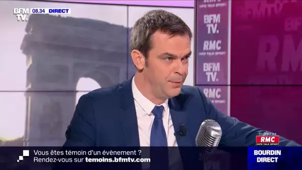 Le ministre de la Santé Olivier Véran face à Jean-Jacques Bourdin sur RMC et BFMTV
