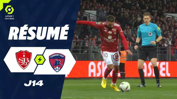 STADE BRESTOIS 29 - CLERMONT FOOT 63 (3 - 0) - Résumé - (SB29 - CF63) / 2023-2024