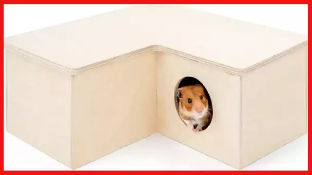 Niteangel Multi-Chamber Hamster House Maze: - Multi-Room Hideouts & Tunnel Exploring Toys