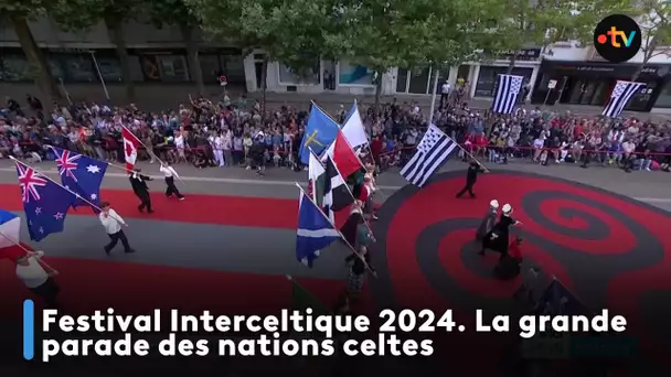 Festival Interceltique 2024. La grande parade des nations celtes