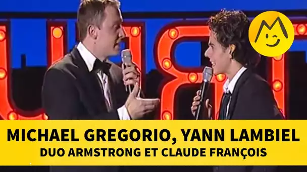 Michael Gregorio, Yann Lambiel : Duo Armstrong et Claude François