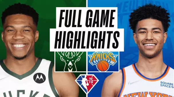 BUCKS at KNICKS | FULL GAME HIGHLIGHTS | December 12, 2021