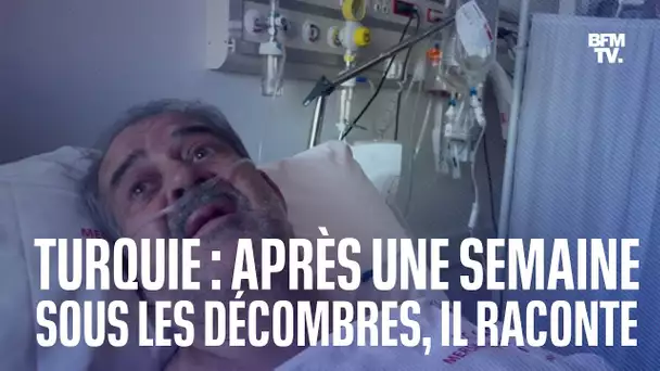 Séisme: un Turc de 62 ans raconte comment il a survécu pendant une semaine sous les décombres