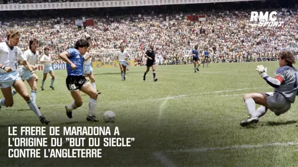 Le frère de Maradona l'origine de son "but du siècle" contre l'Angleterre
