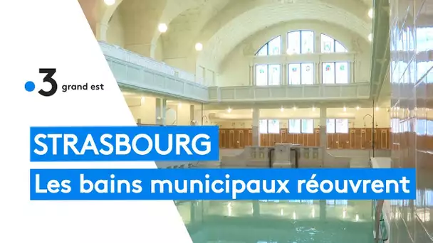 Strasbourg : les bains municipaux rénovés, réouvrent leurs portes après trois ans de fermeture