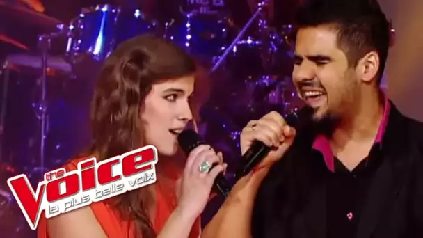 The Rolling Stones - Angie | Patrice Carmona VS Pia Salvia | The Voice France 2012 | Battle