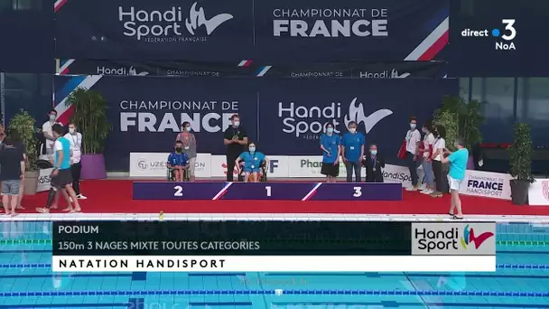Inés Ducatillon championne de France 150m x 3 nages mixte toutes catégories