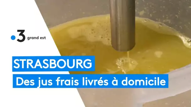 Strasbourg : un atelier pressoir pour des jus frais livrés à domicile
