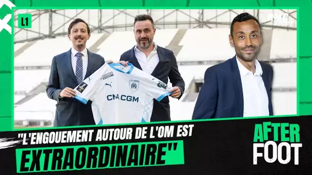 L1: "L'engouement autour de l'OM est extraordinaire, c'est pour ça que De Zerbi vient" souligne Diaz