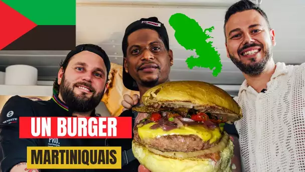 MARTINIQUE : Le CHAMPION du MONDE crée un BURGER 100 % LOCAL !