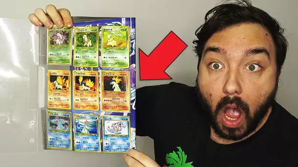 Ouverture d'un BOOSTERS POKEMON CLASSEUR NEO GENESIS 1999 ! ULTRA RARE & HOLOGRAPHIQUE MAGNIFIQUE !