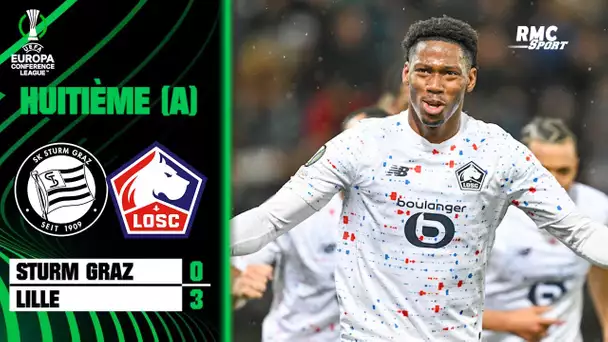 Résumé : Sturm Graz 0-3 Lille -  Conference League (8e de finale aller)