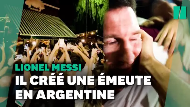 Lionel Messi a bien failli se faire engloutir par une émeute après un dîner au restaurant