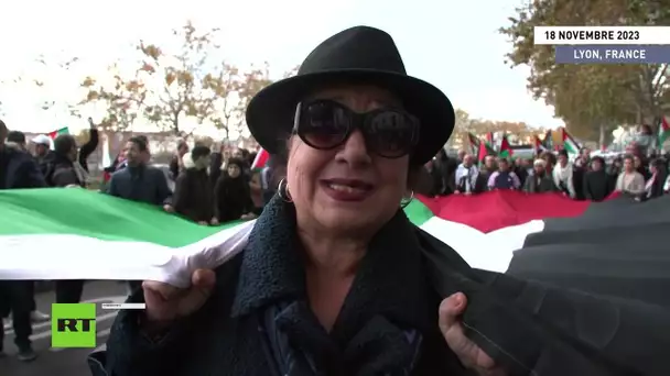 🇫🇷 France : manifestation pro-palestinienne à Lyon