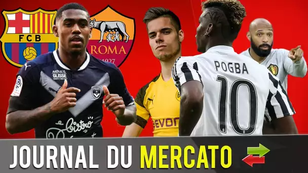 Bataille ROMA-BARÇA pour MALCOM, la JUVE rêve de POGBA, WEIGL vers le PSG, THIERRY HENRY à VILLA ?