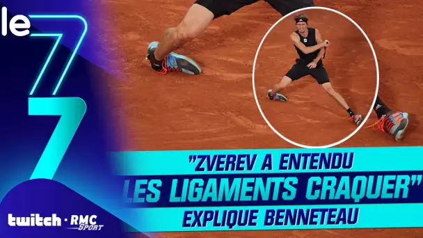 Twitch RMC SPORT : "Zverev savait, il a entedu les ligaments craquer" explique Benneteau