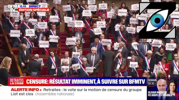 [Zap Actu] Motion de censure rejetée à 9 voix près, La réforme des retraites est adoptée (21/03/23)